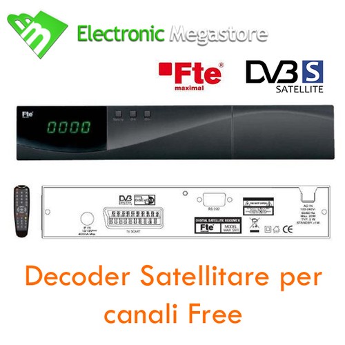 Ricevitore decoder satellitare - decoder,
