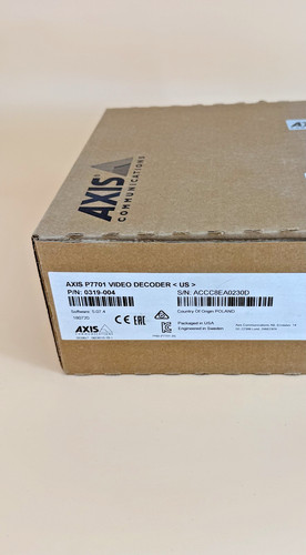 Axis communications p7701 - axis,