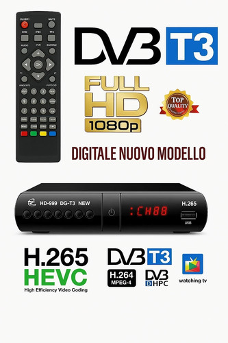Digitale terrestre dvb - digitale, dvb-t3